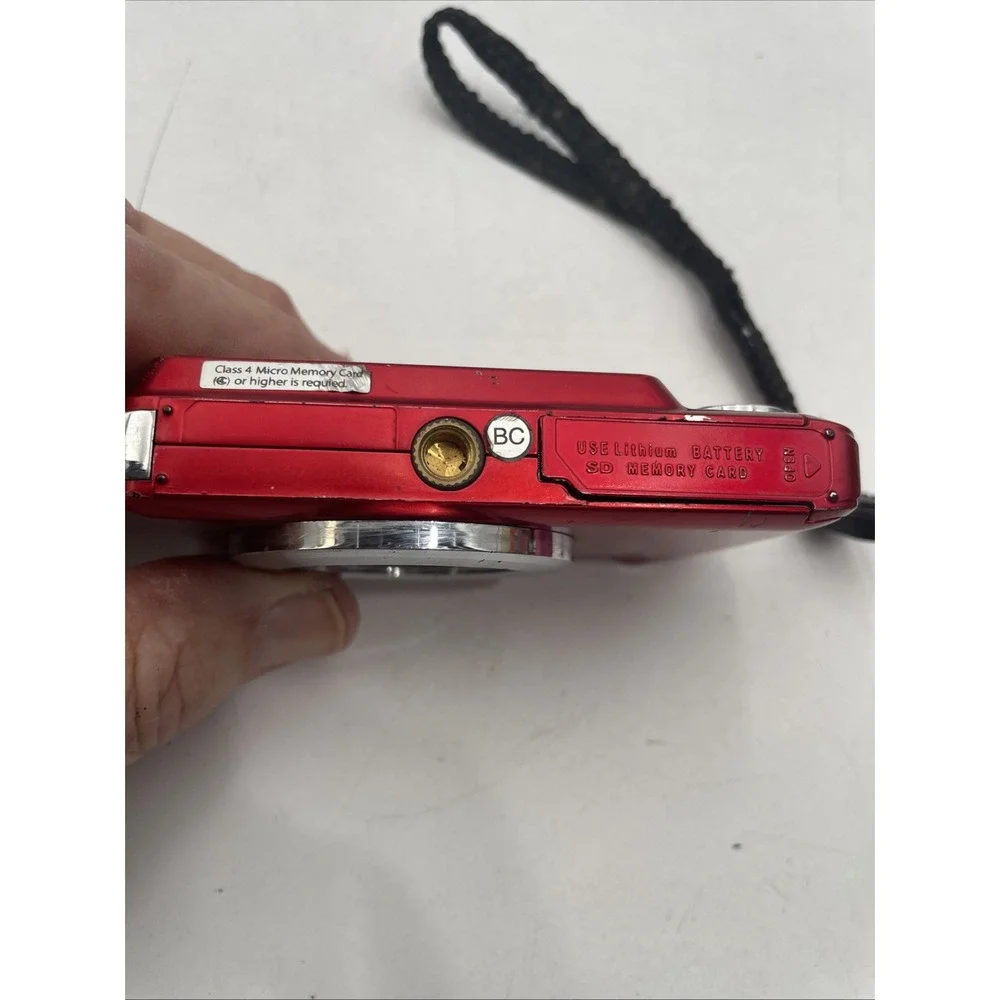 POLAROID IEX29 18MP 10X ZOOM DIGITAL CAMERA+New Battery+SD CARD RED+Case